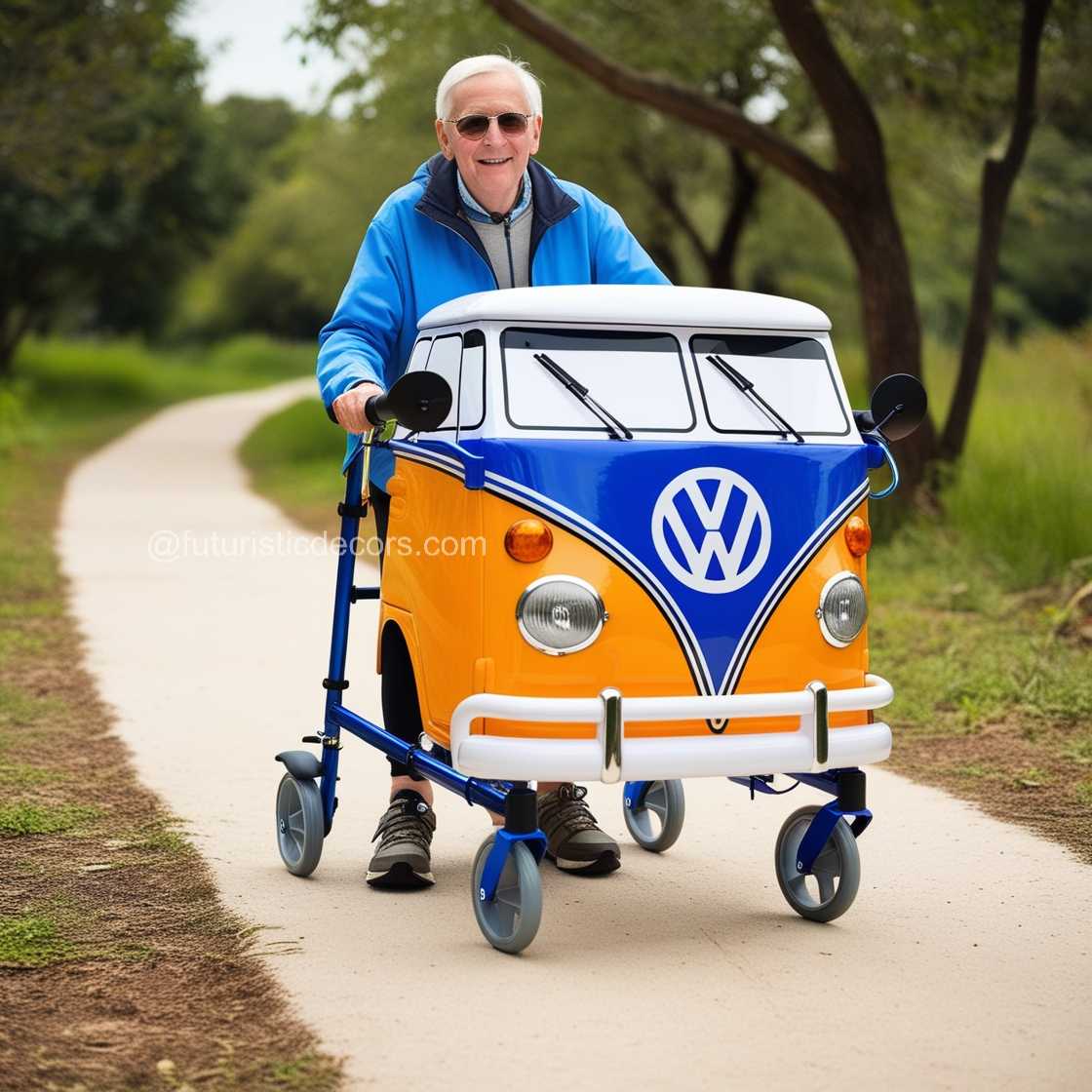 Volkswagen Bus-Inspired Walker