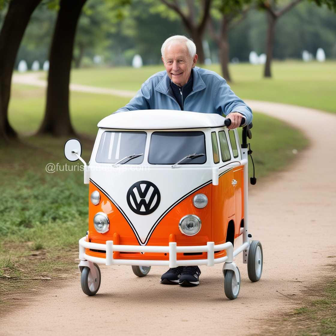 Volkswagen Bus-Inspired Walker