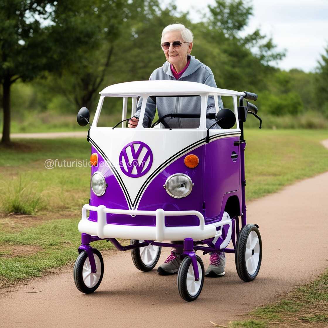 Volkswagen Bus-Inspired Walker