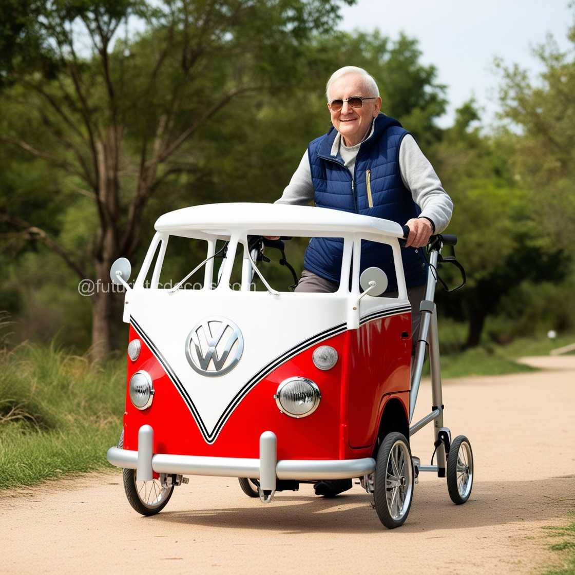 Volkswagen Bus-Inspired Walker