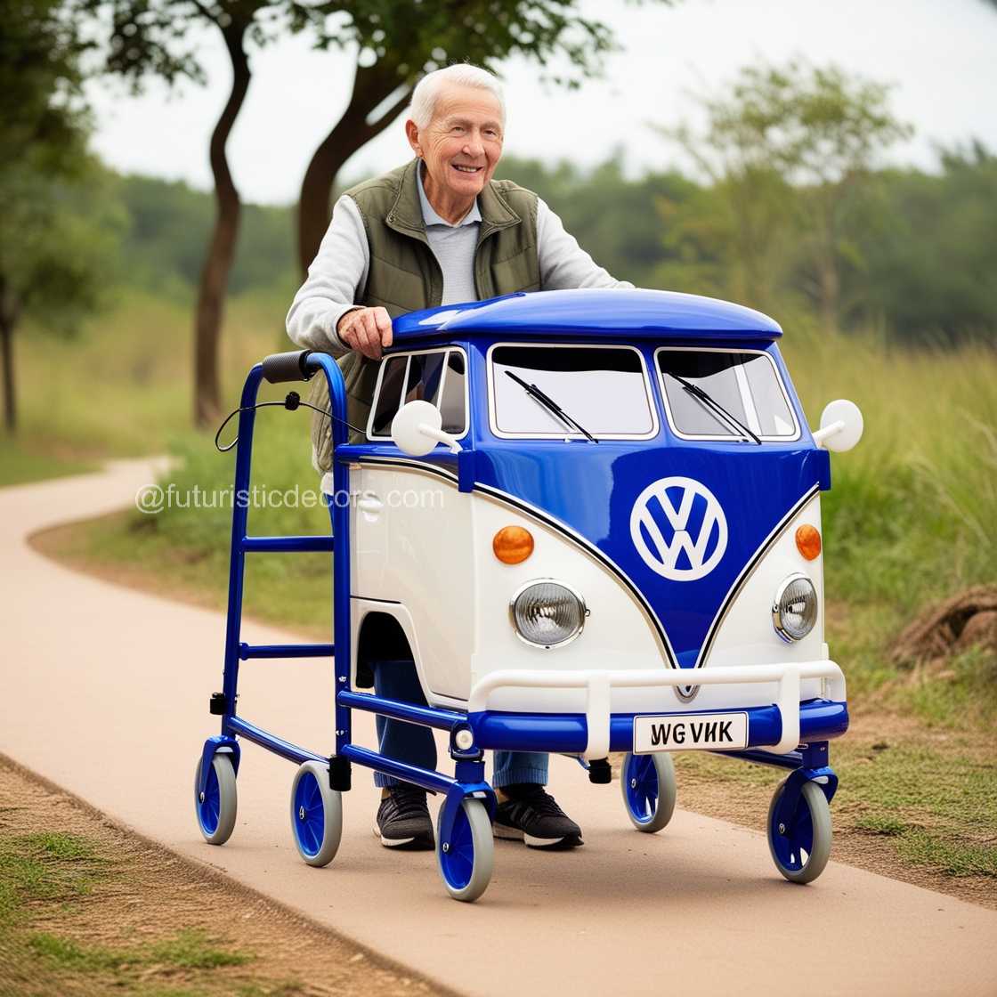 Volkswagen Bus-Inspired Walker