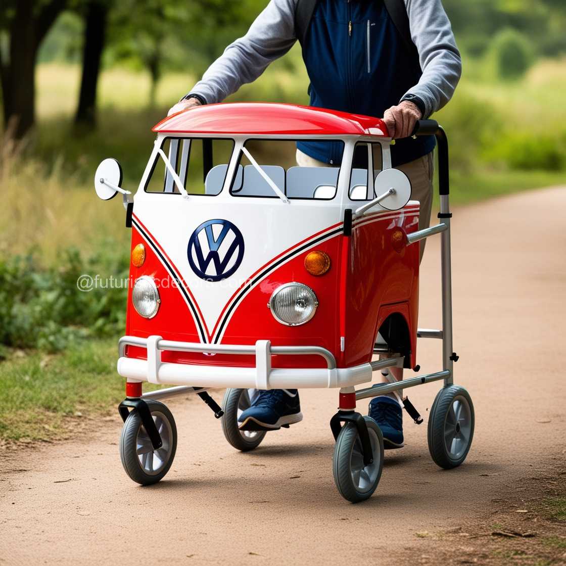 Volkswagen Bus-Inspired Walker