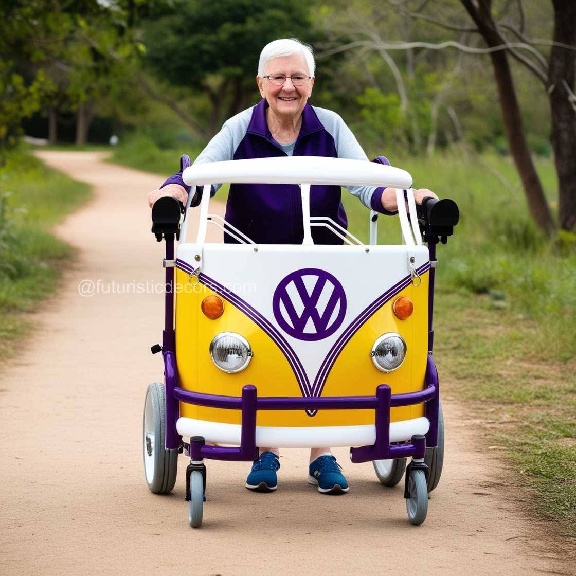 Volkswagen Bus-Inspired Walker