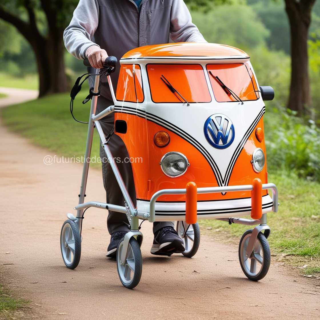 Volkswagen Bus-Inspired Walker