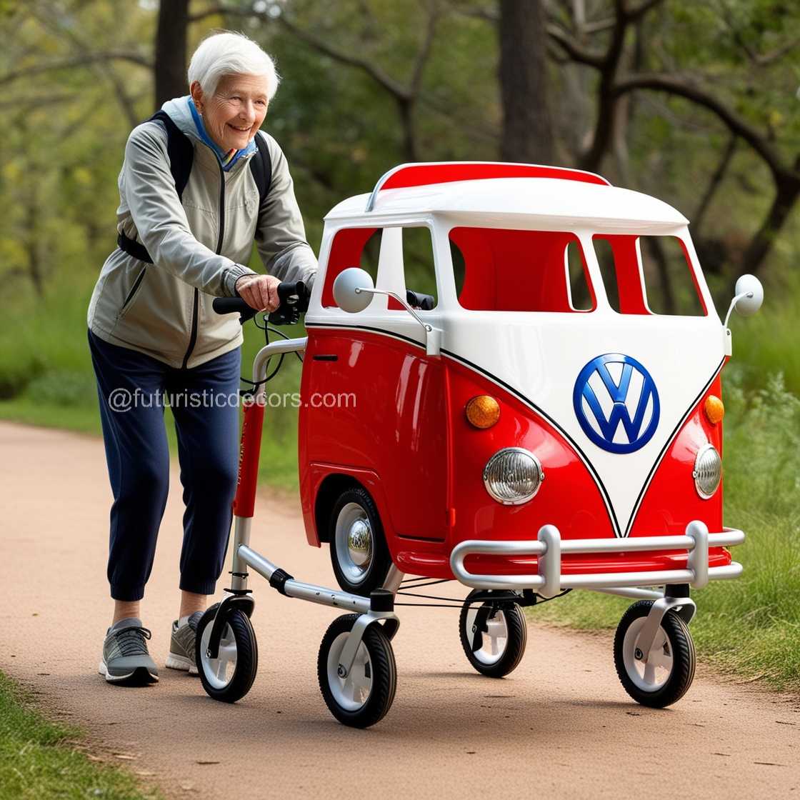 Volkswagen Bus-Inspired Walker