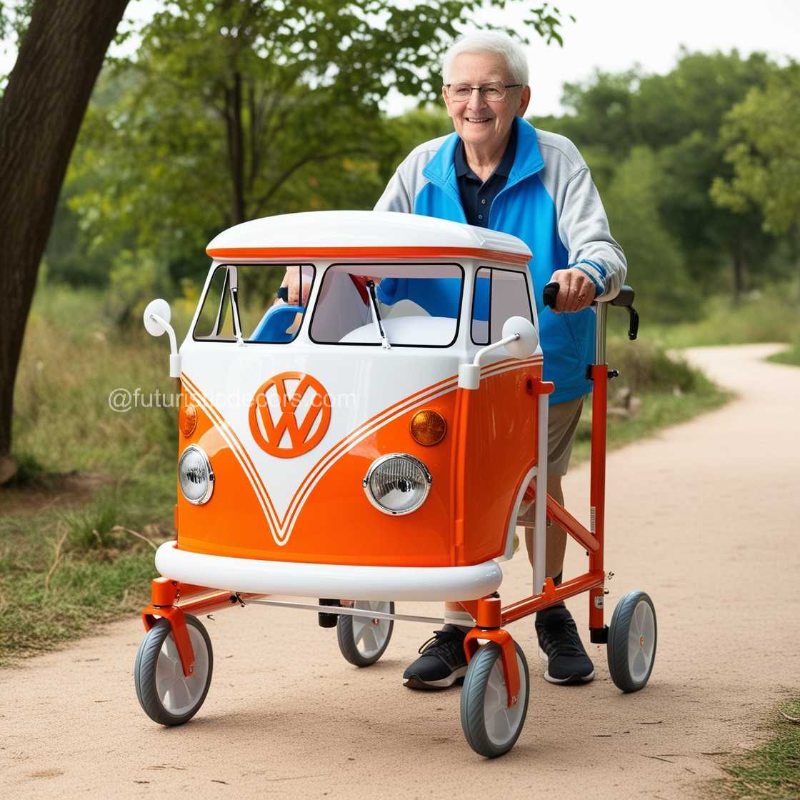 Volkswagen Bus-Inspired Walker