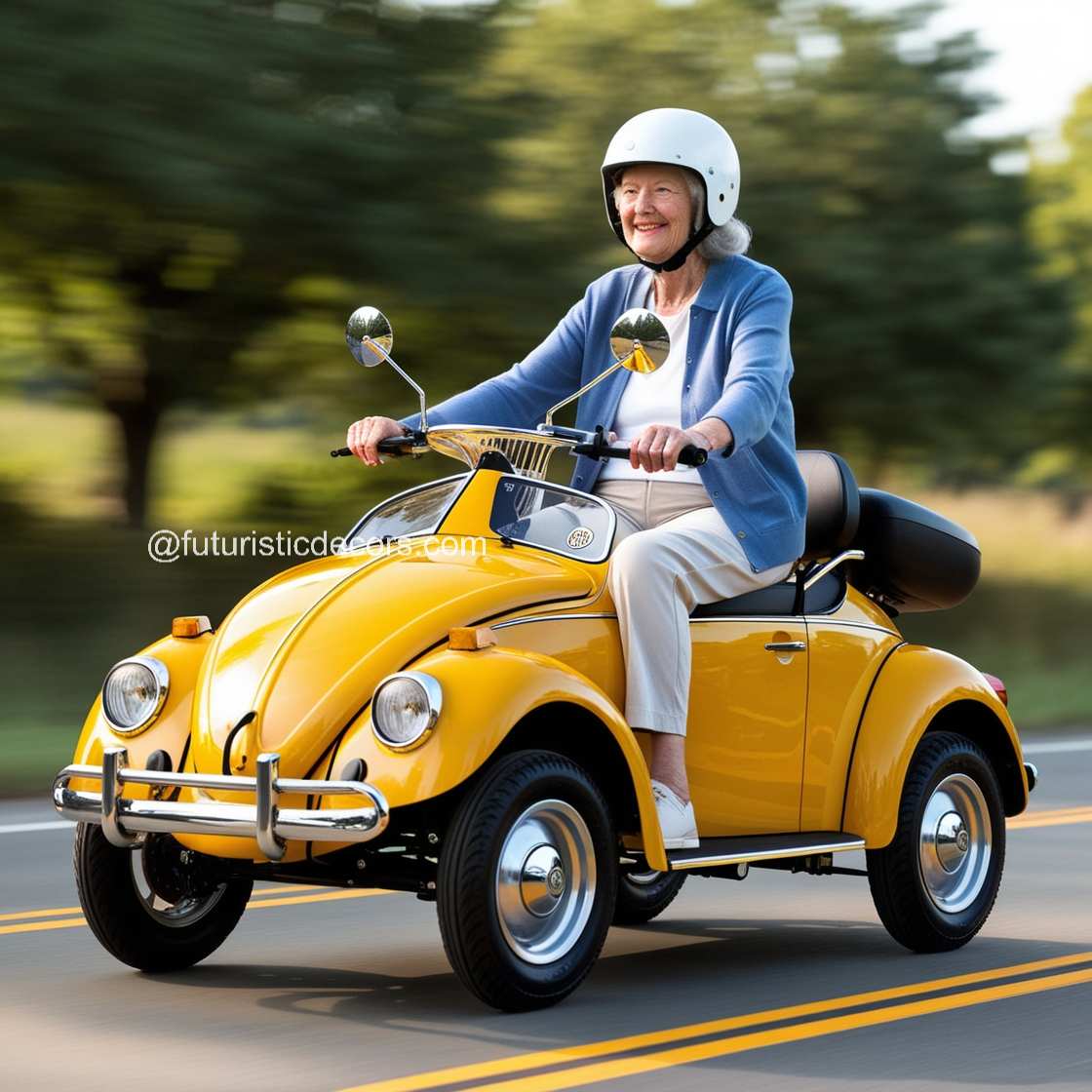 VW Beetle Inspired Mobility Scooter