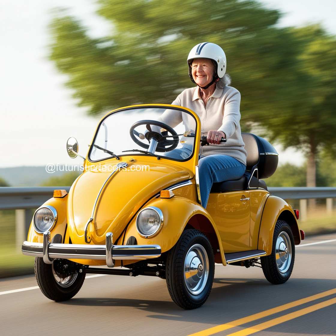 VW Beetle Inspired Mobility Scooter