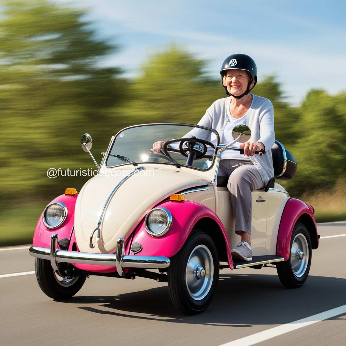 VW Beetle Inspired Mobility Scooter