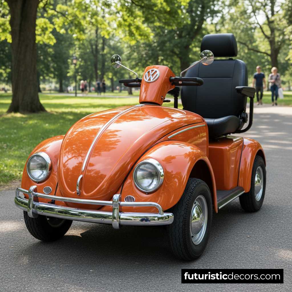 VW Beetle inspired Mobility Scooter