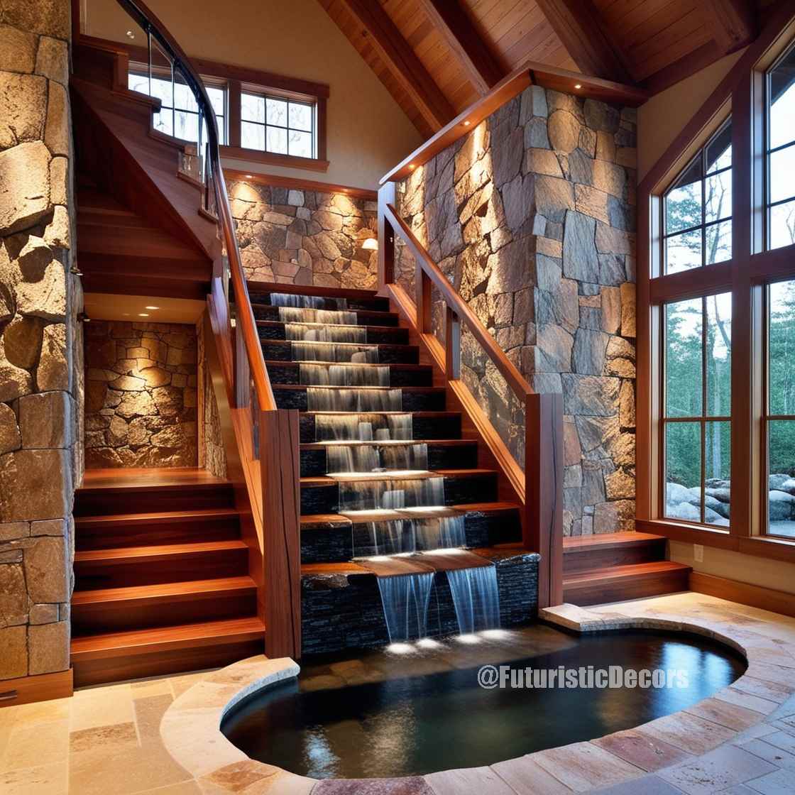 Waterfall Staircases