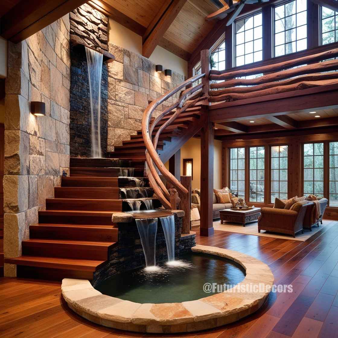 Waterfall Staircases