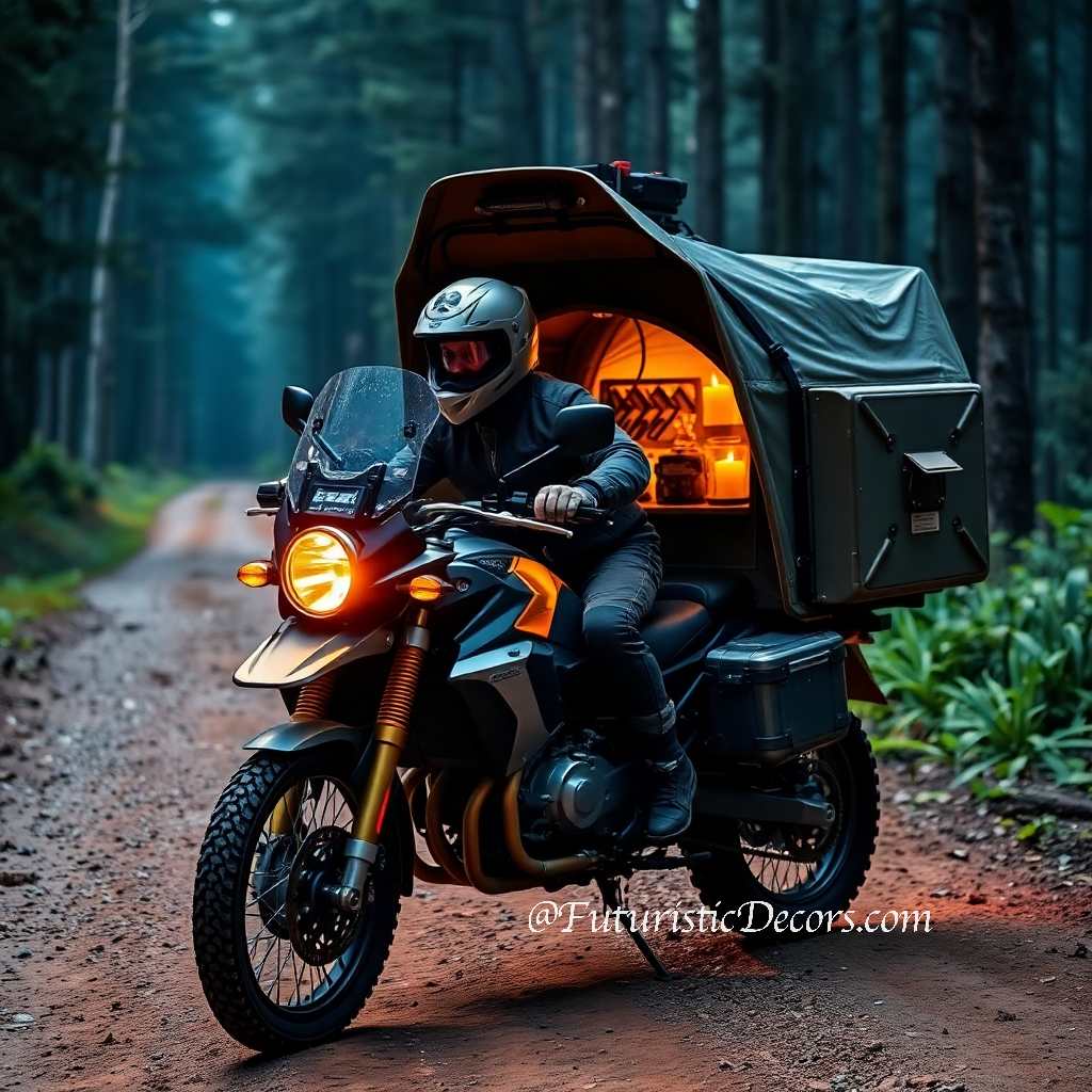 Camping Motorcycle