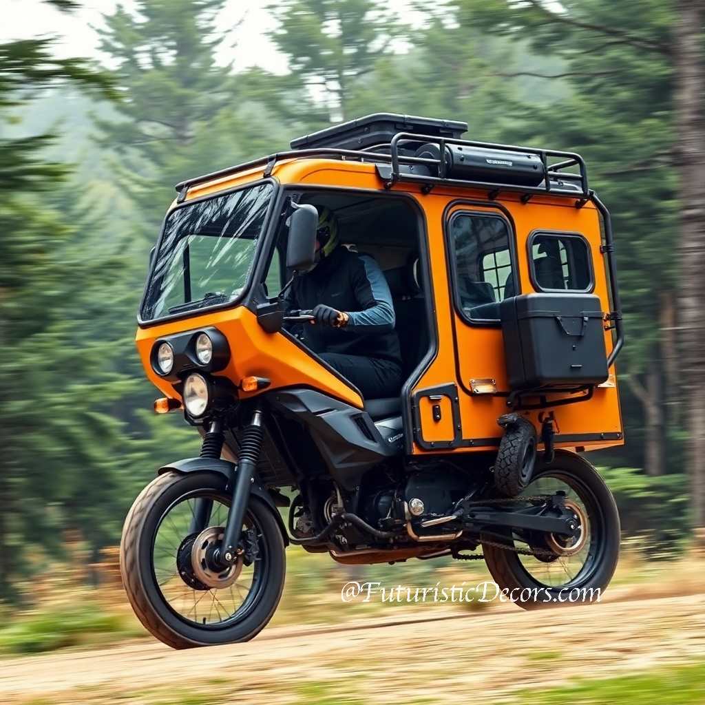 Camping Motorcycle