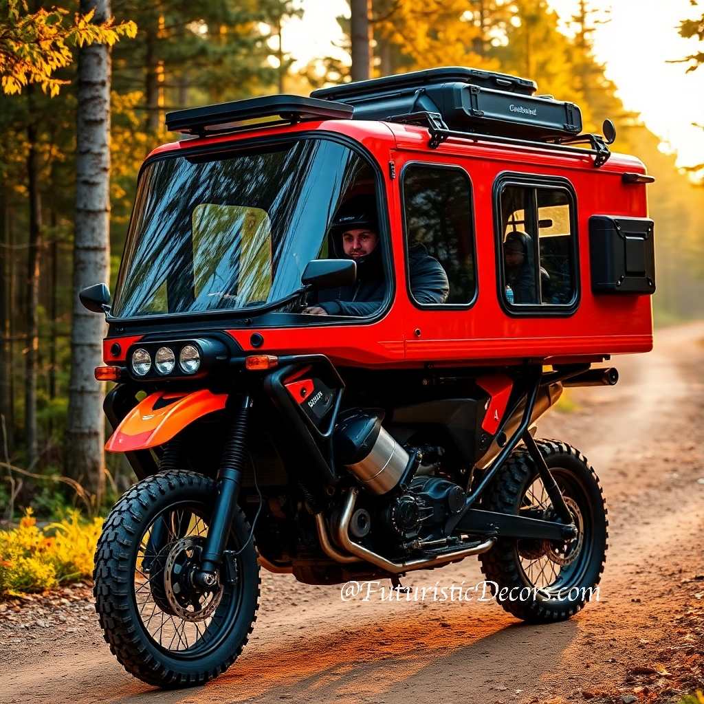 Camping Motorcycle