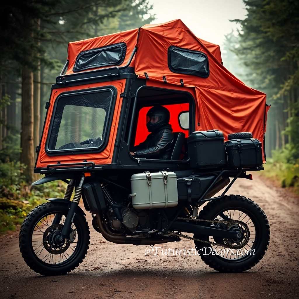 Camping Motorcycle