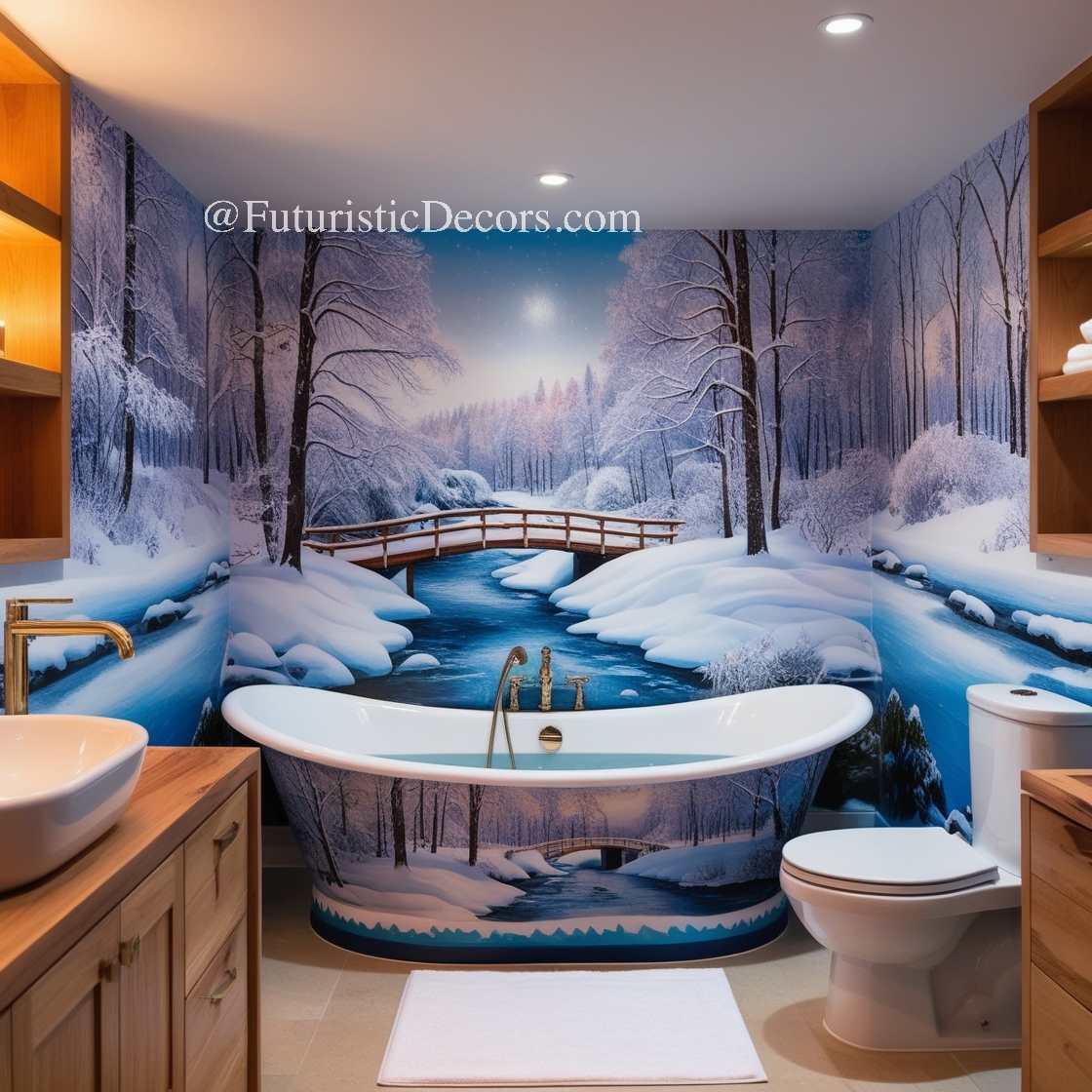 Winter Themed Bathtubs