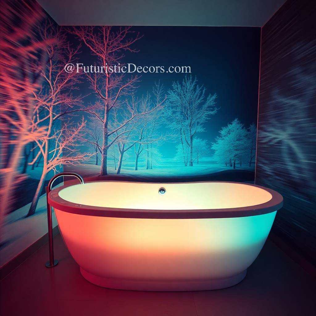 Winter Themed Bathtubs