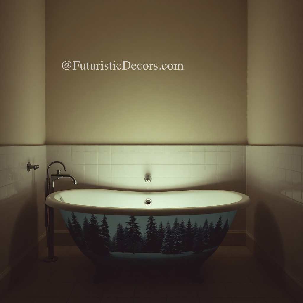 Winter Themed Bathtubs