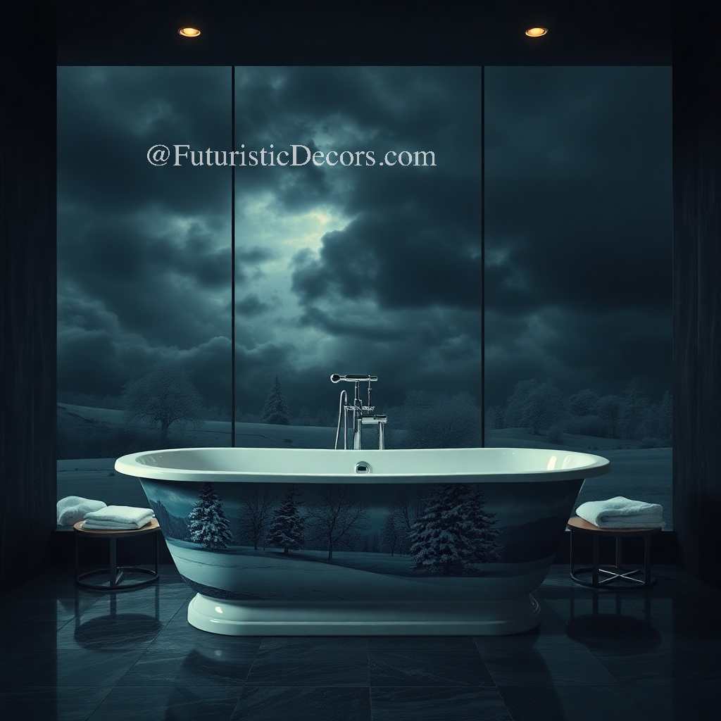 Winter Themed Bathtubs