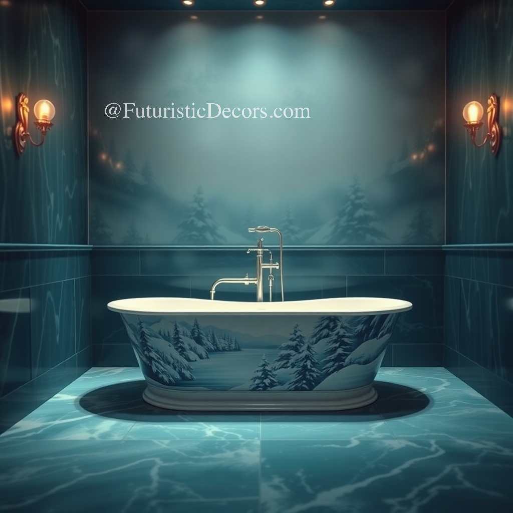 Winter Themed Bathtubs