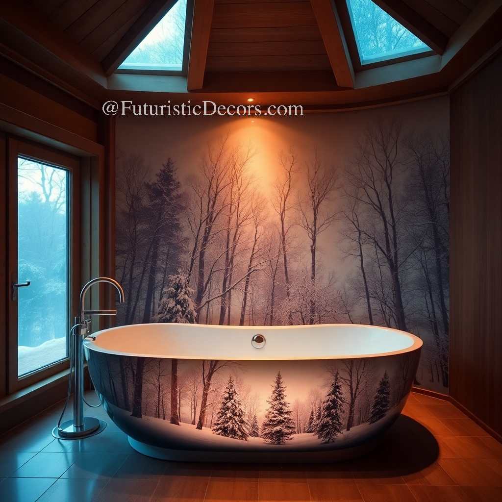 Winter Themed Bathtubs