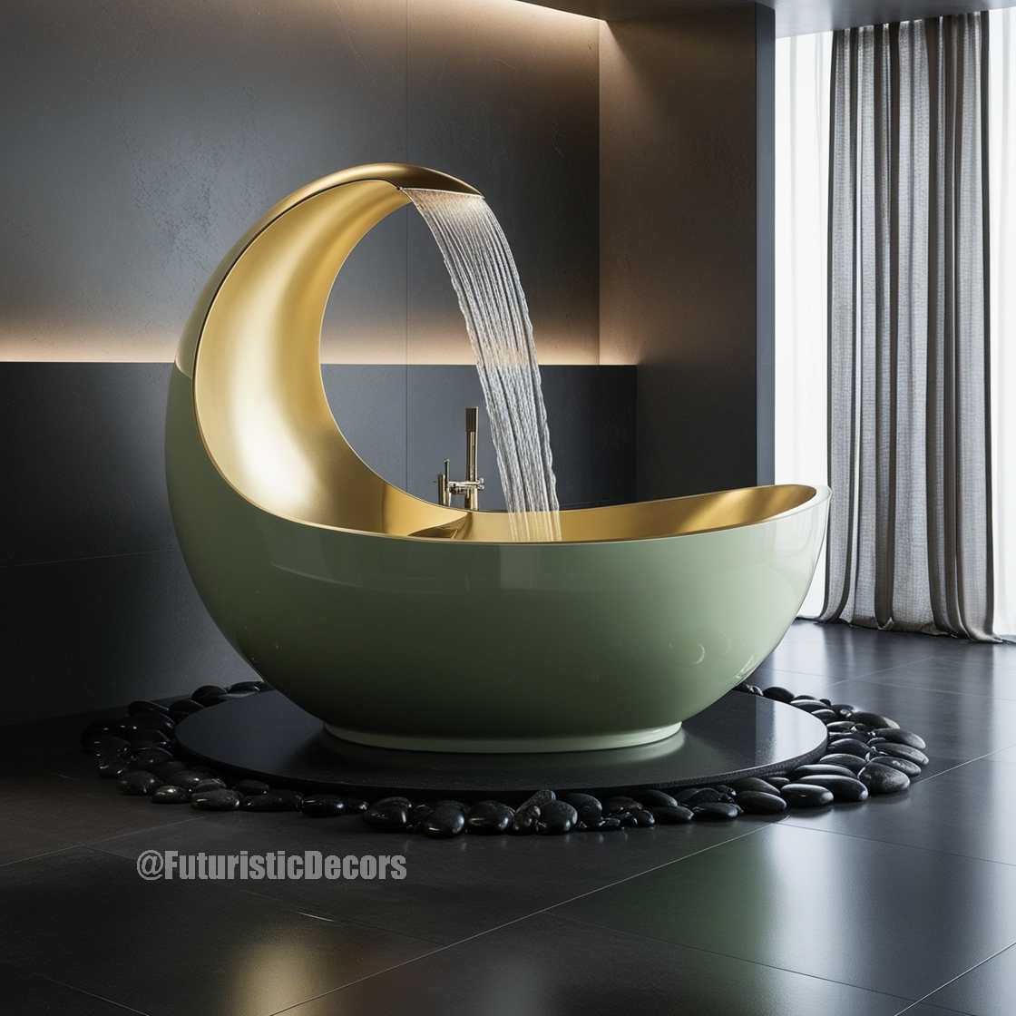 Crescent Moon Bathtubs