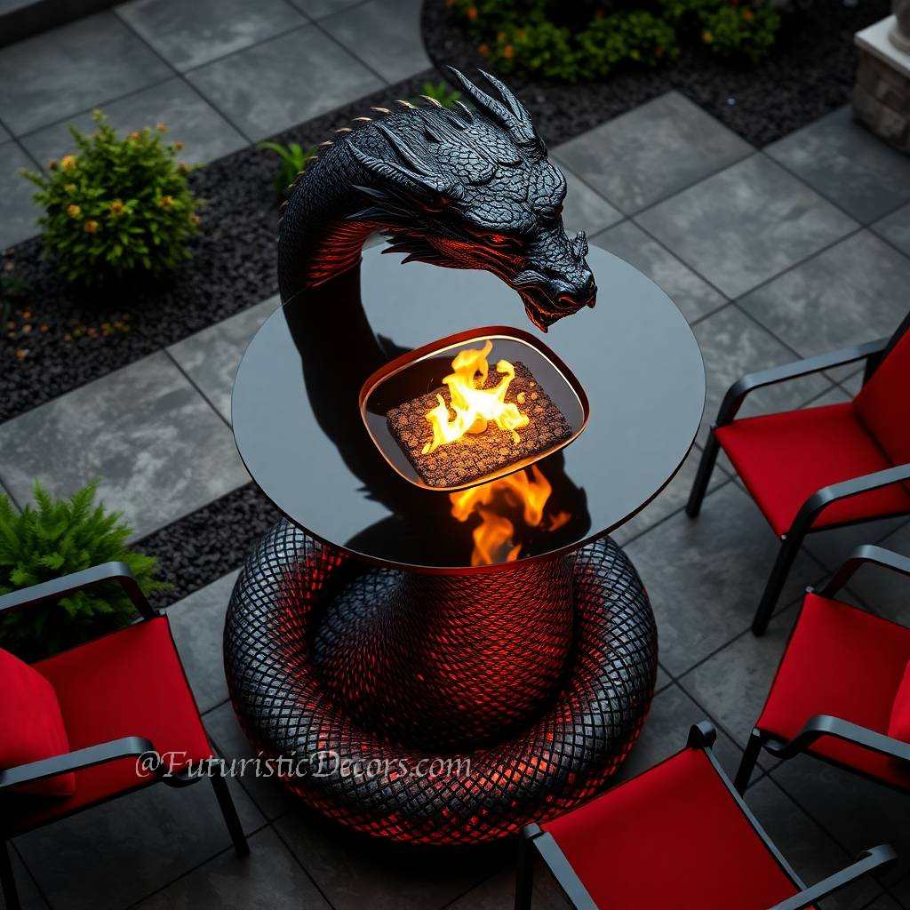 Dragon Patio Fire Table