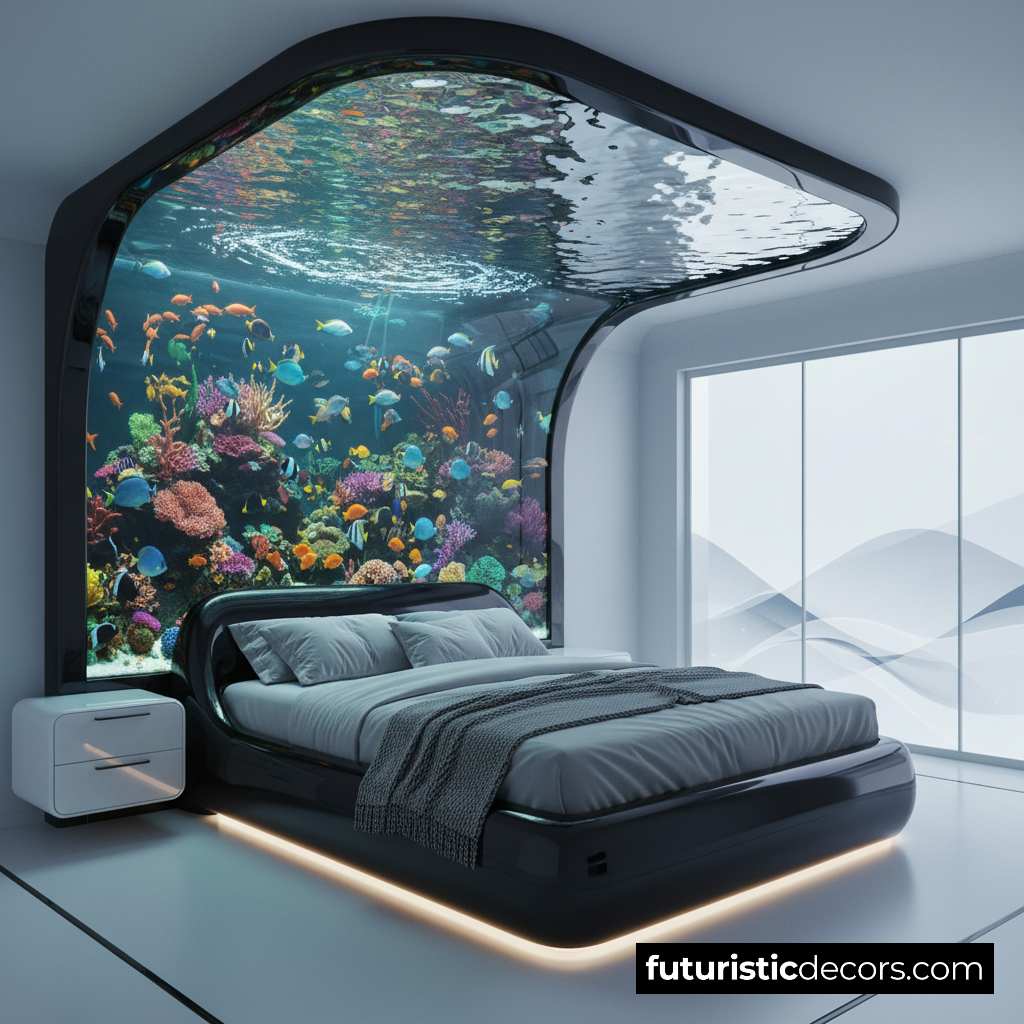 Modern aquarium bed