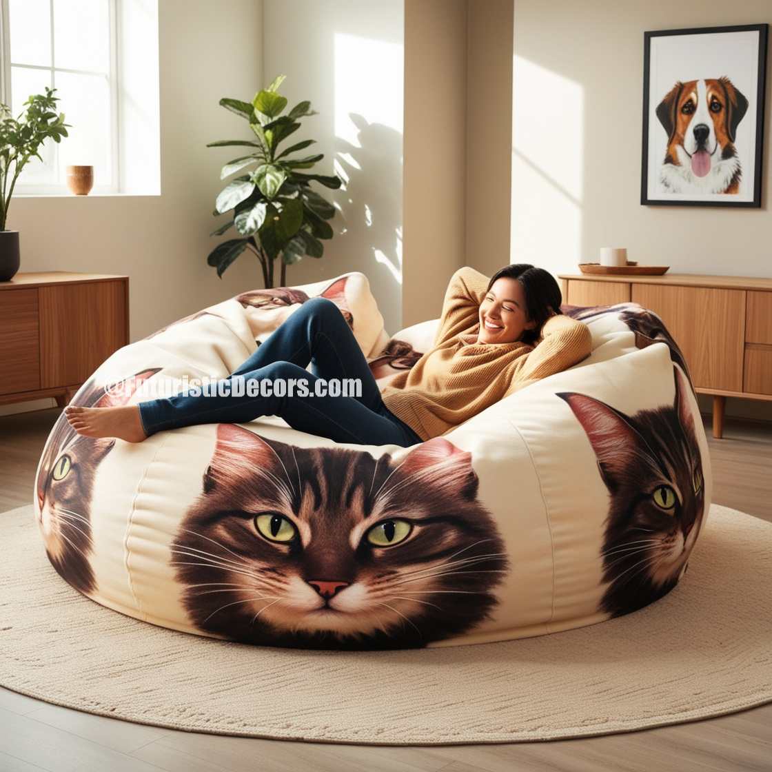 Giant Fur Pet Beds For Humans