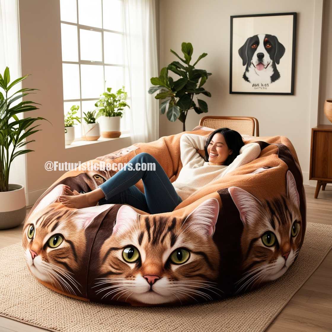 Giant Fur Pet Beds For Humans