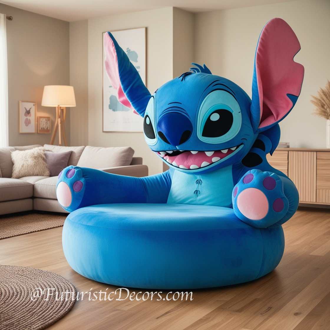 Stitch Shaped Couch