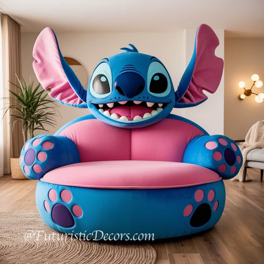 Stitch Shaped Couch