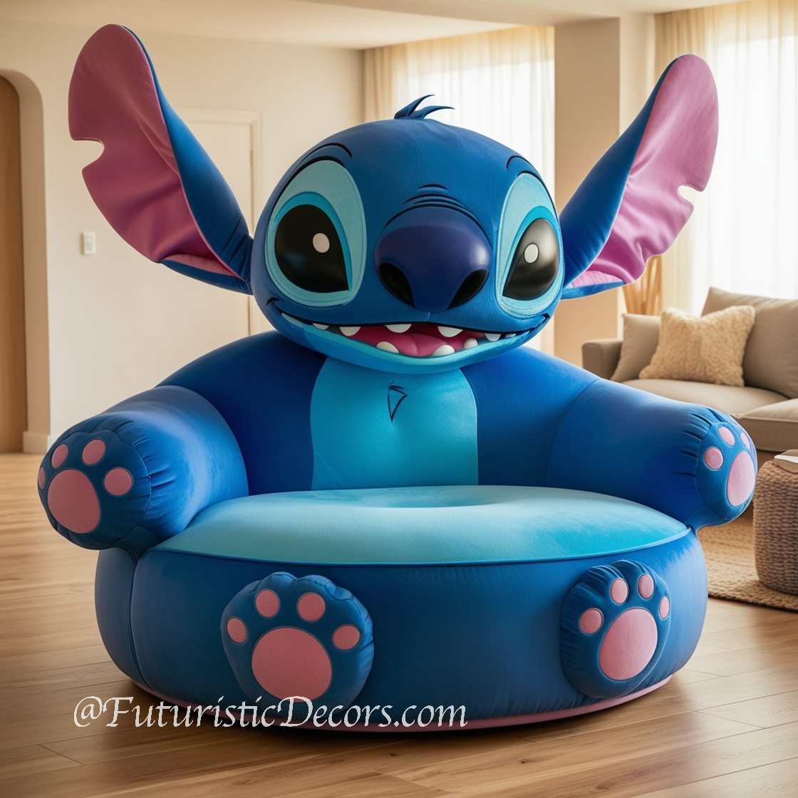 Stitch Shaped Couch