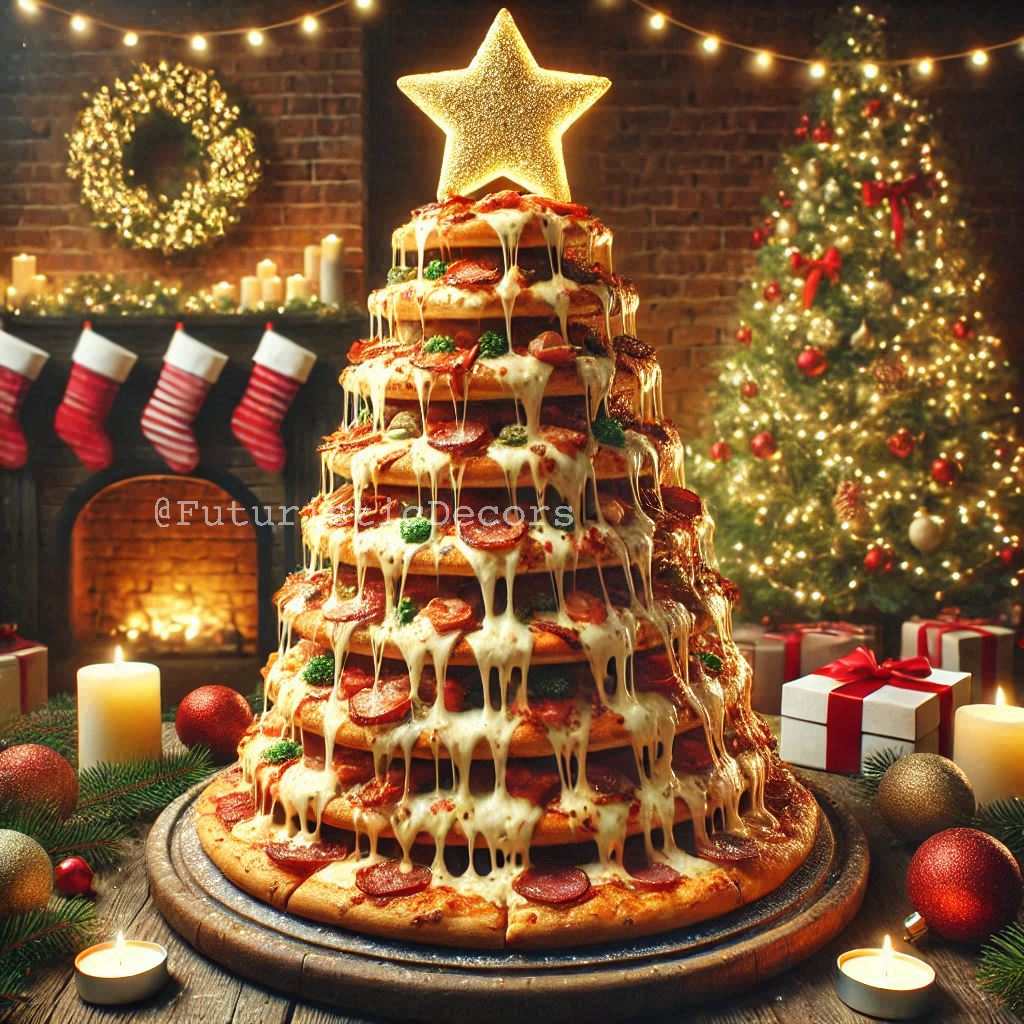 Italian Pizza Christmas Tree