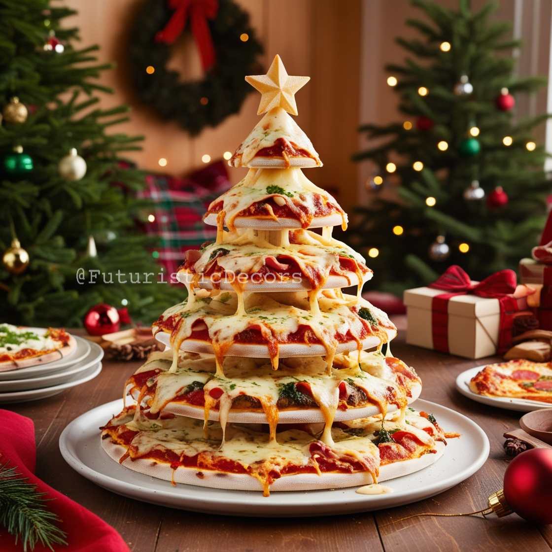 Italian Pizza Christmas Tree