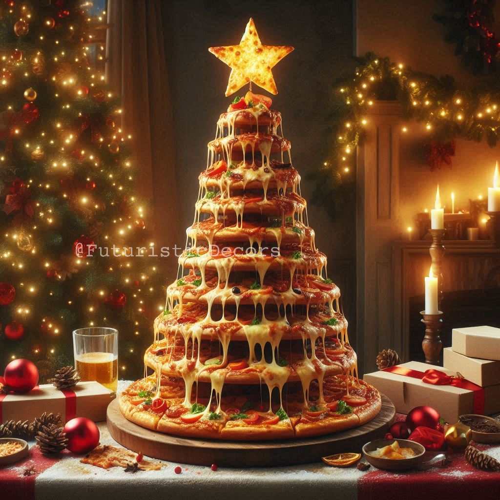 Italian Pizza Christmas Tree