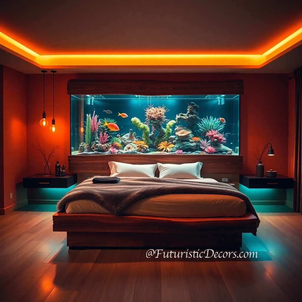 Live Edge Wood Aquarium Beds