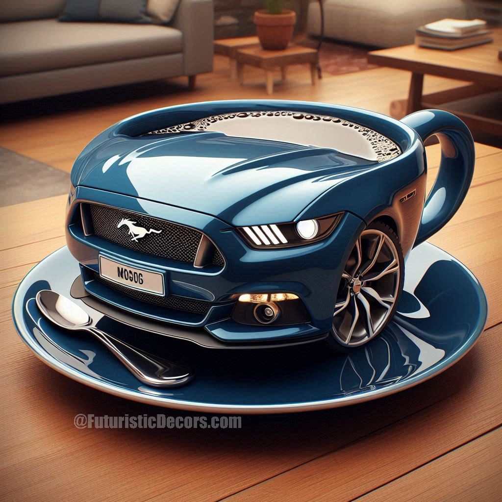 Mustang Shaped Coffee Mug