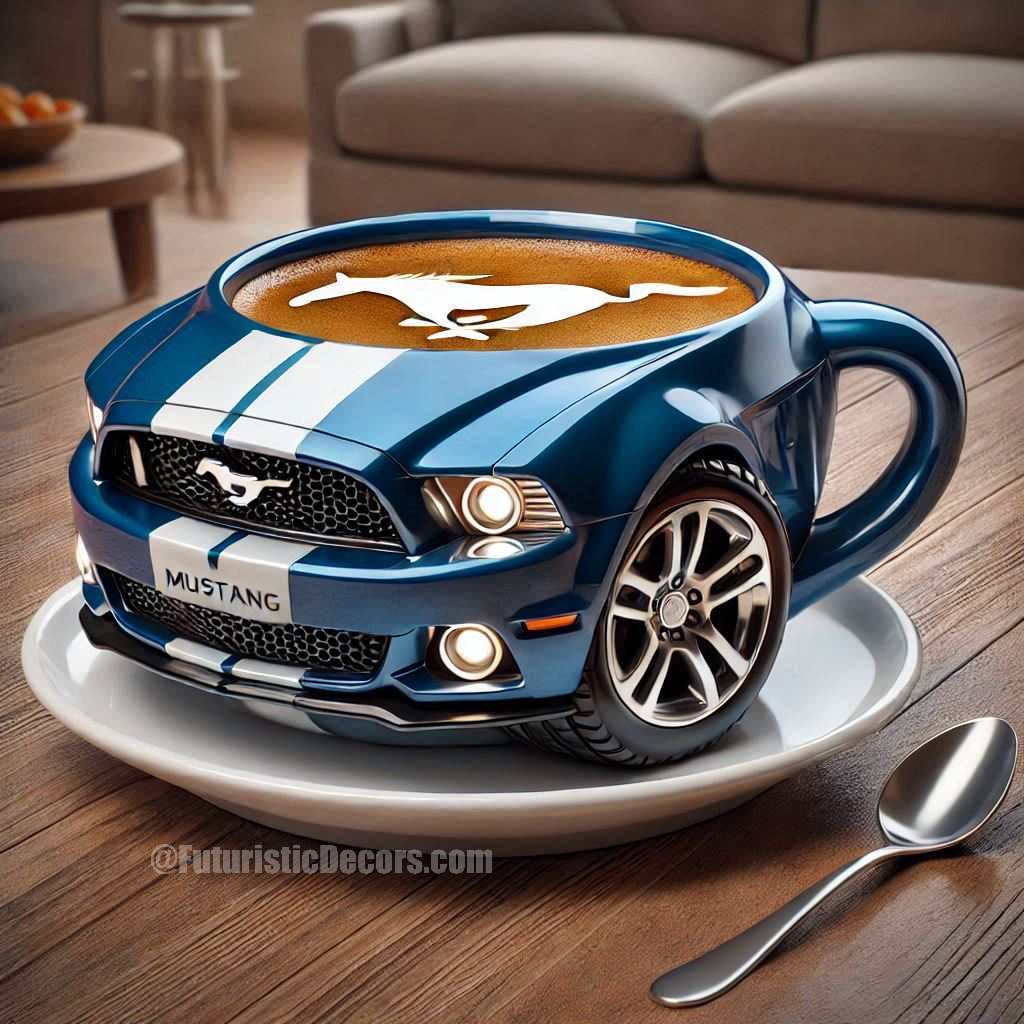 Mustang Shaped Coffee Mug