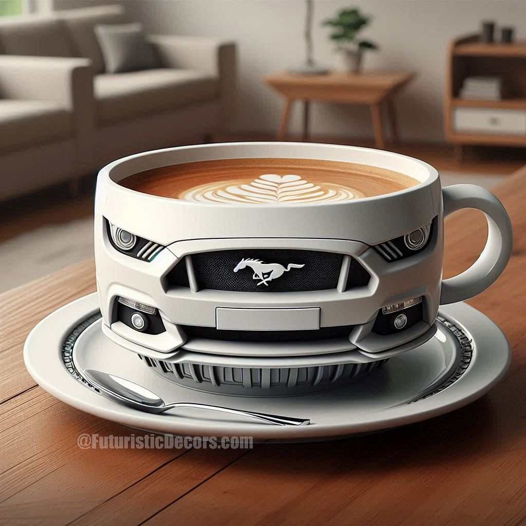 Mustang Shaped Coffee Mug