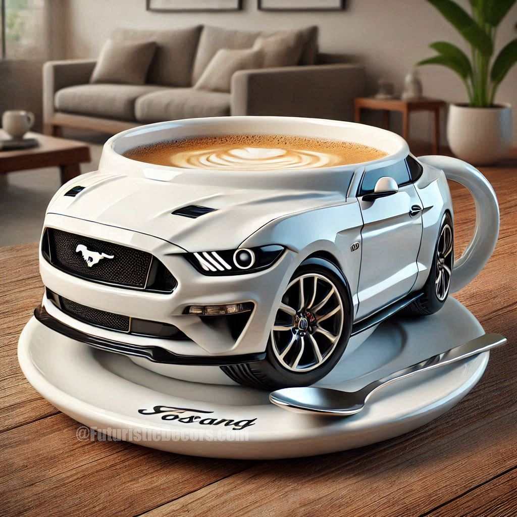 Mustang Shaped Coffee Mug