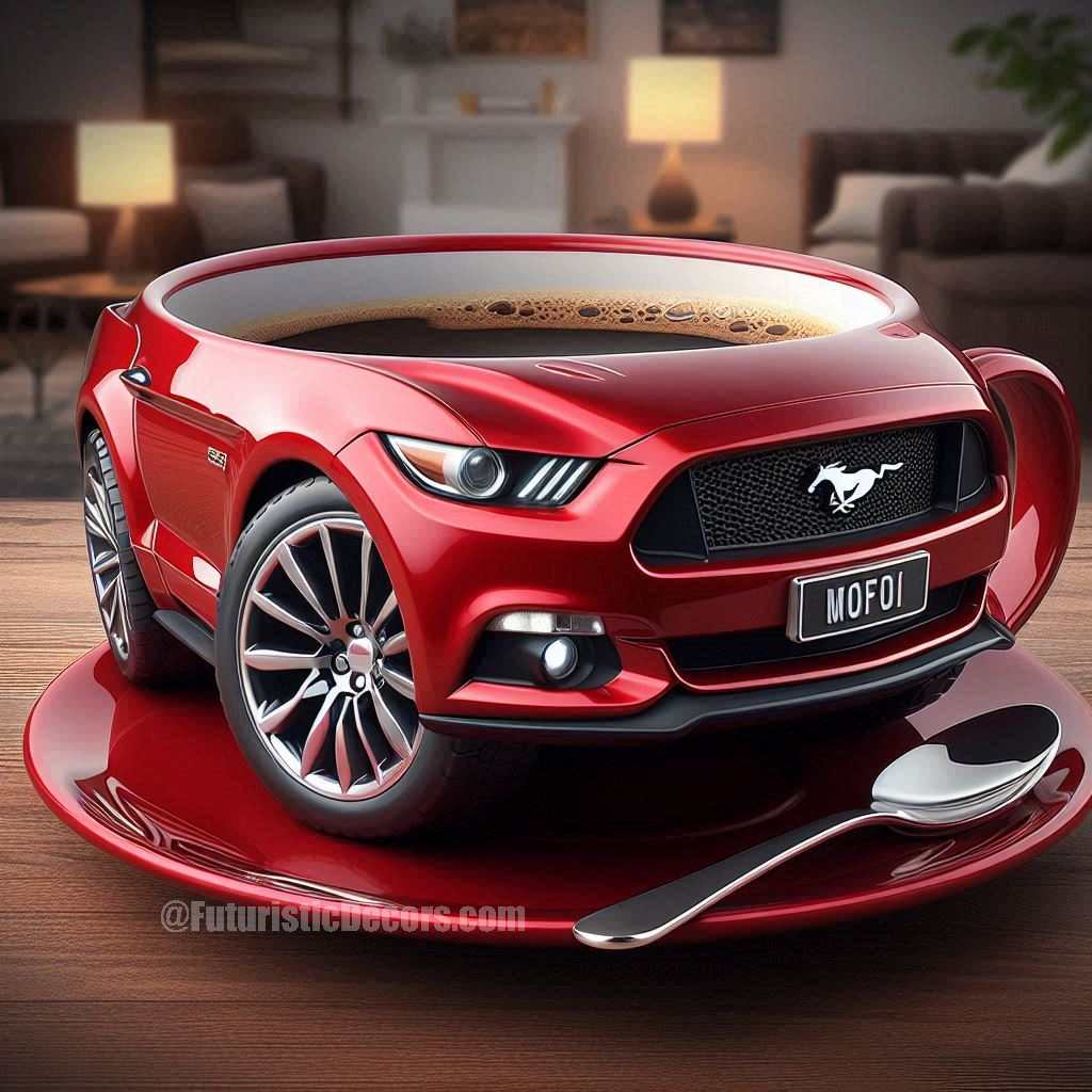 Mustang Shaped Coffee Mug