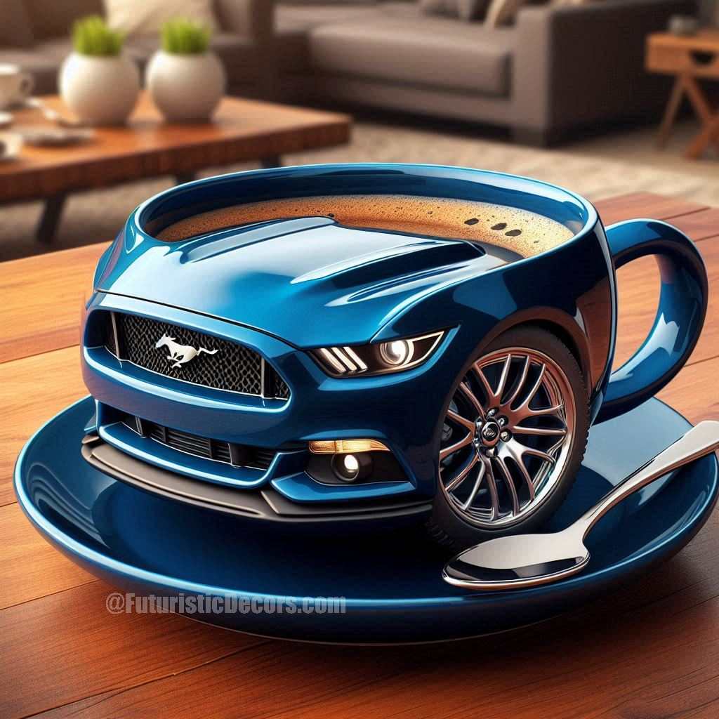 Mustang Shaped Coffee Mug