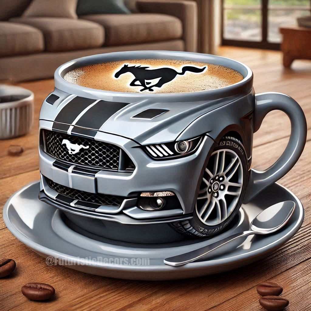 Mustang Shaped Coffee Mug