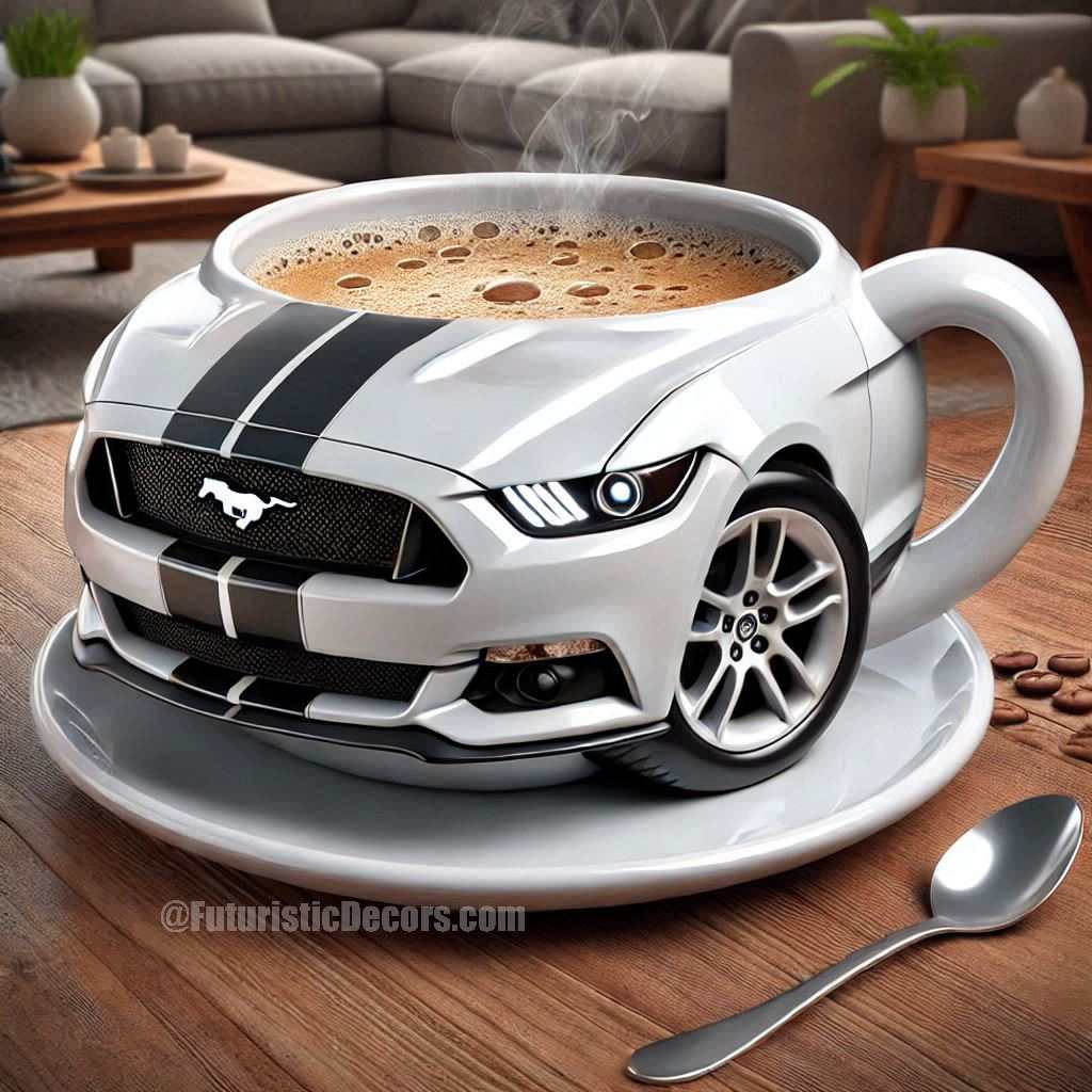 Mustang Shaped Coffee Mug