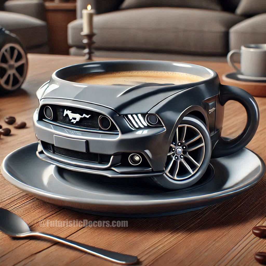 Mustang Shaped Coffee Mug