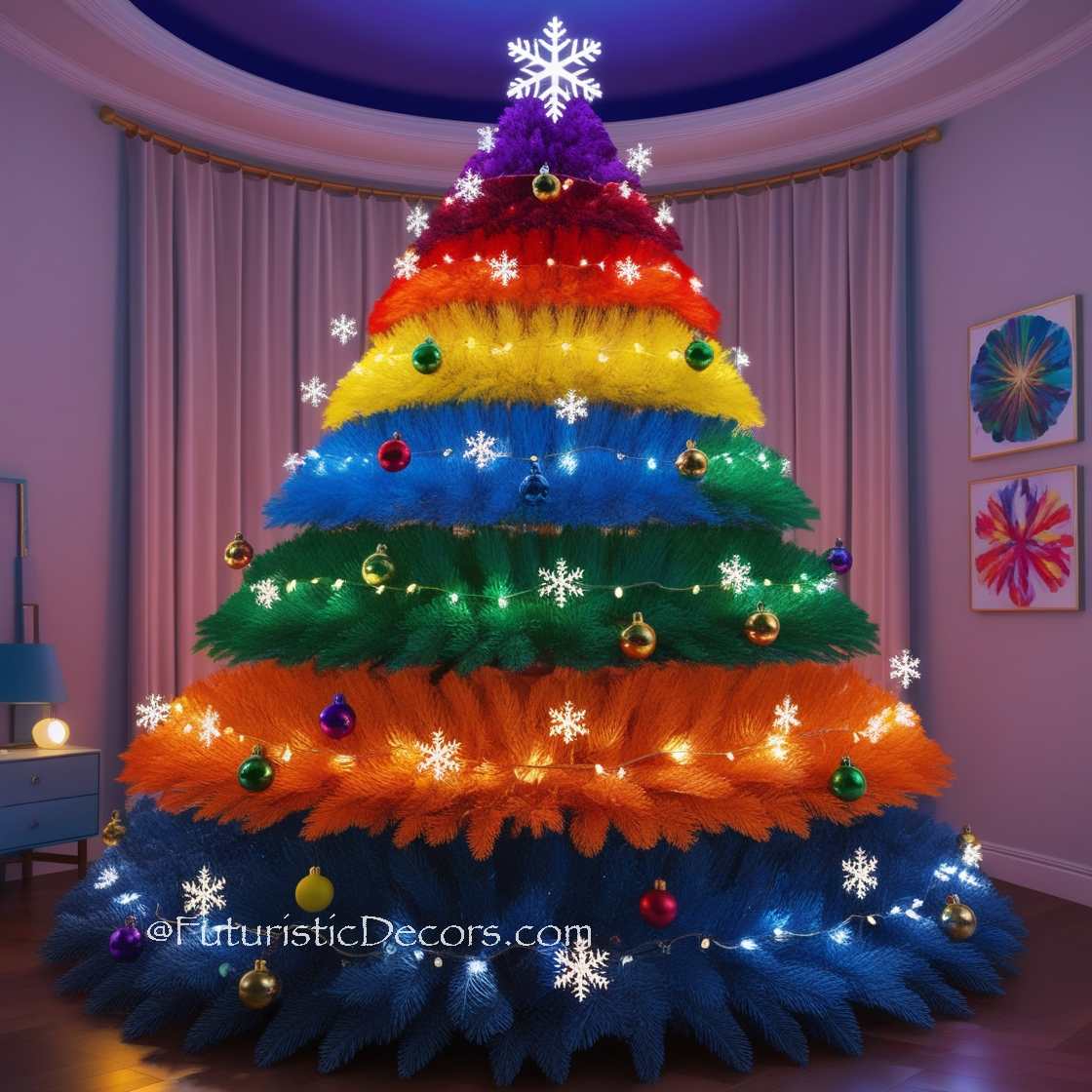 Rainbow Christmas Tree