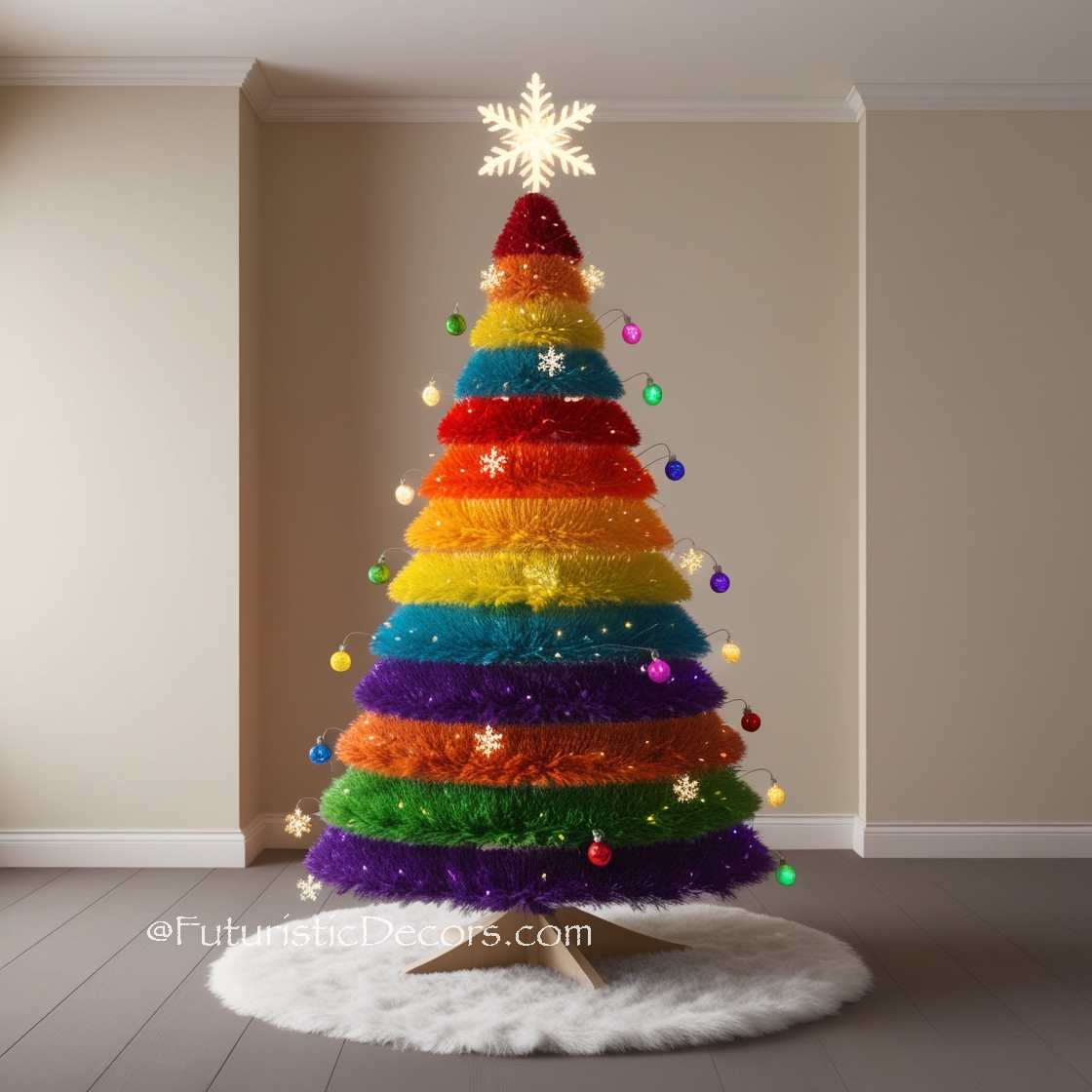 Rainbow Christmas Tree