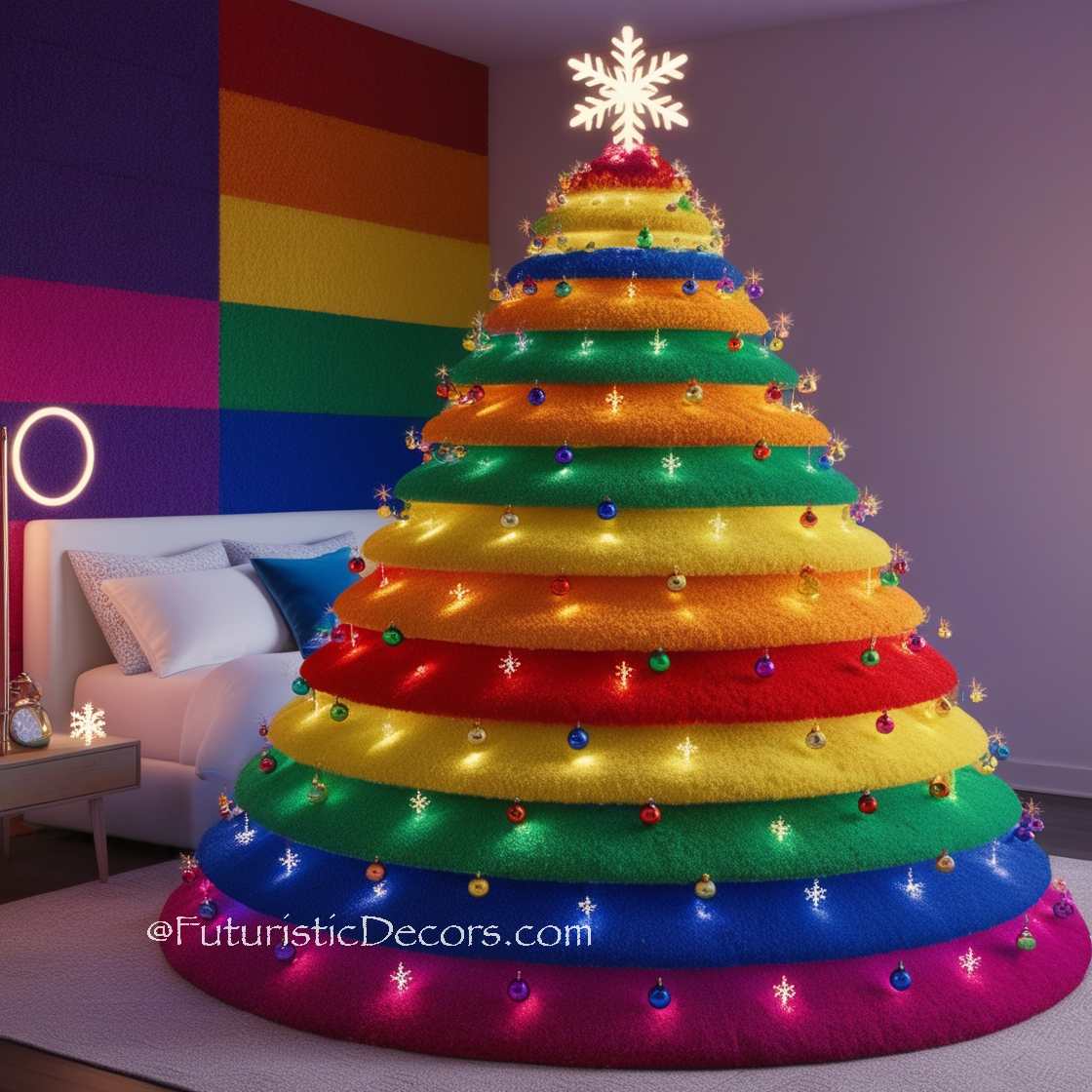 Rainbow Christmas Tree